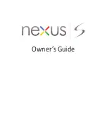 LG Nexus S Owner'S Manual preview