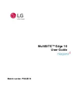 Preview for 1 page of LG niagara4 MultiSITE Edge 10 User Manual