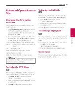 Preview for 27 page of LG OL55D Owner'S Manual
