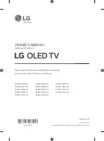 Предварительный просмотр 1 страницы LG OLED48CXAUB Owner'S Manual