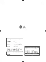 Предварительный просмотр 20 страницы LG OLED48CXAUB Owner'S Manual