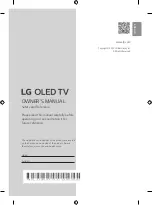 Предварительный просмотр 2 страницы LG OLED55B2PSA.AAU Owner'S Manual