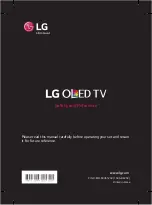 Предварительный просмотр 1 страницы LG OLED55B6 Series Safety And Reference