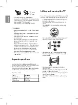 Предварительный просмотр 8 страницы LG OLED55B6 Series Safety And Reference