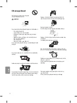 Предварительный просмотр 114 страницы LG OLED55B6 Series Safety And Reference