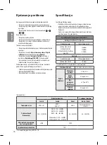 Предварительный просмотр 192 страницы LG OLED55B6 Series Safety And Reference