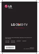 LG OLED55B6P Owner'S Manual preview