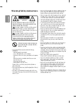 Preview for 2 page of LG OLED55B7 Series Safety And Reference