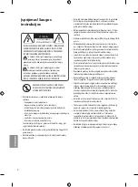 Preview for 114 page of LG OLED55B7 Series Safety And Reference