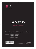 LG OLED55B8PUA Safety And Reference предпросмотр