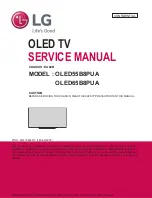 LG OLED55B8PUA Service Manual предпросмотр