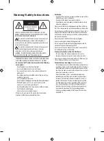 Preview for 3 page of LG OLED55B8SSB Safety And Reference