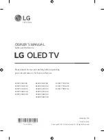 LG OLED55B9 Series Owner'S Manual предпросмотр