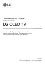 LG OLED55B9PLA Quick Setup Manual предпросмотр