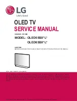 Предварительный просмотр 1 страницы LG OLED55BX Series Service Manual