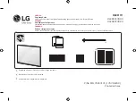 LG OLED55C7BOU Easy Setup Manual preview