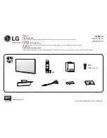 LG OLED55C7P Easy Setup Manual preview