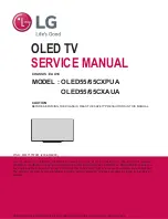 Preview for 1 page of LG OLED55CXAUA Service Manual