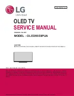 Предварительный просмотр 1 страницы LG OLED55E8PUA Service Manual