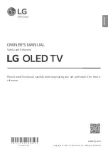 Предварительный просмотр 1 страницы LG OLED55G16LA Owner'S Manual