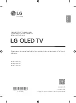 LG OLED55G1PUA Owner'S Manual предпросмотр