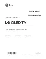 LG OLED55GXAUA Owner'S Manual предпросмотр