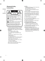 Предварительный просмотр 2 страницы LG OLED65GXPVA.AFB Owner'S Manual