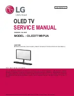 LG OLED77W9PUA Service Manual предпросмотр