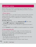 Предварительный просмотр 7 страницы LG optimus dynamic User Manual