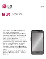 Preview for 3 page of LG optimus L70 User Manual