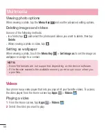 Preview for 58 page of LG optimus L70 User Manual