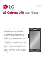 Preview for 3 page of LG Optimus L90 User Manual