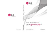 LG optimus m+ Quick Reference Manual preview