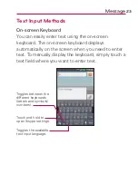 Preview for 25 page of LG optimus m+ Quick Reference Manual