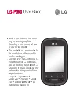 Preview for 3 page of LG Optimus Me User Manual