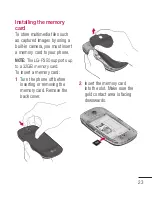 Preview for 25 page of LG Optimus Me User Manual