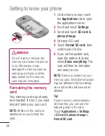 Preview for 26 page of LG Optimus Me User Manual