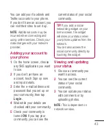 Preview for 45 page of LG Optimus Me User Manual