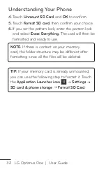 Preview for 32 page of LG Optimus One User Manual