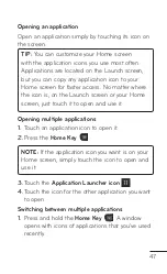 Preview for 47 page of LG Optimus One User Manual