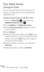 Preview for 54 page of LG Optimus One User Manual