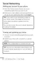 Preview for 84 page of LG Optimus One User Manual