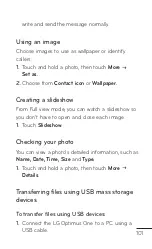 Preview for 101 page of LG Optimus One User Manual