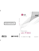 LG P350 User Manual preview