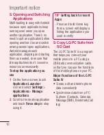 Preview for 12 page of LG P500H User Manual