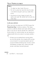 Предварительный просмотр 40 страницы LG -P509 User Manual
