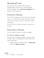 Предварительный просмотр 86 страницы LG -P509 User Manual