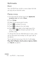 Предварительный просмотр 110 страницы LG -P509 User Manual