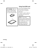 Preview for 12 page of LG P525 User Manual