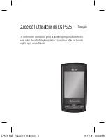 Preview for 41 page of LG P525 User Manual